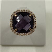 Anello Artigianale Donna in Argento PIET003